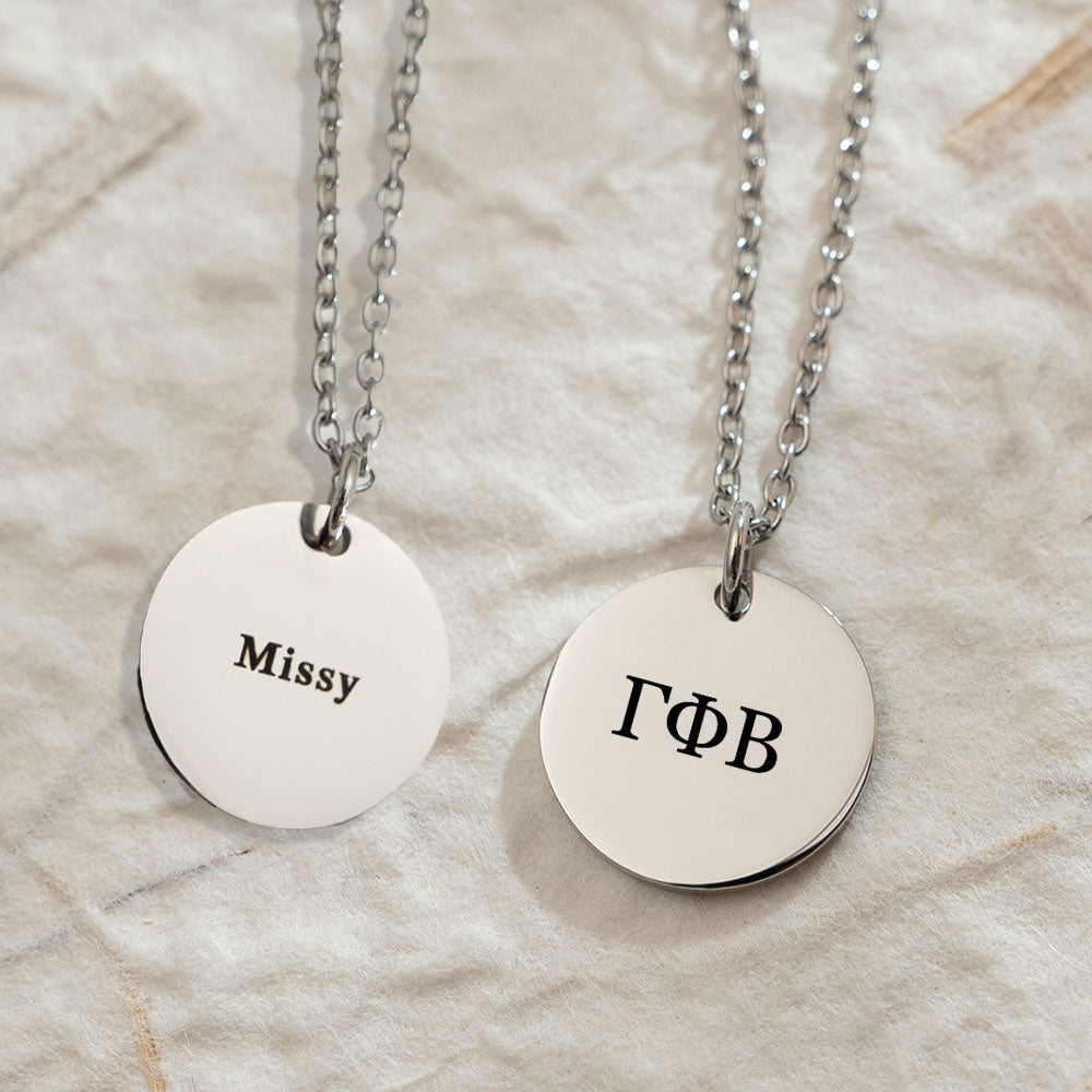Gamma Phi Beta Letter Necklace
