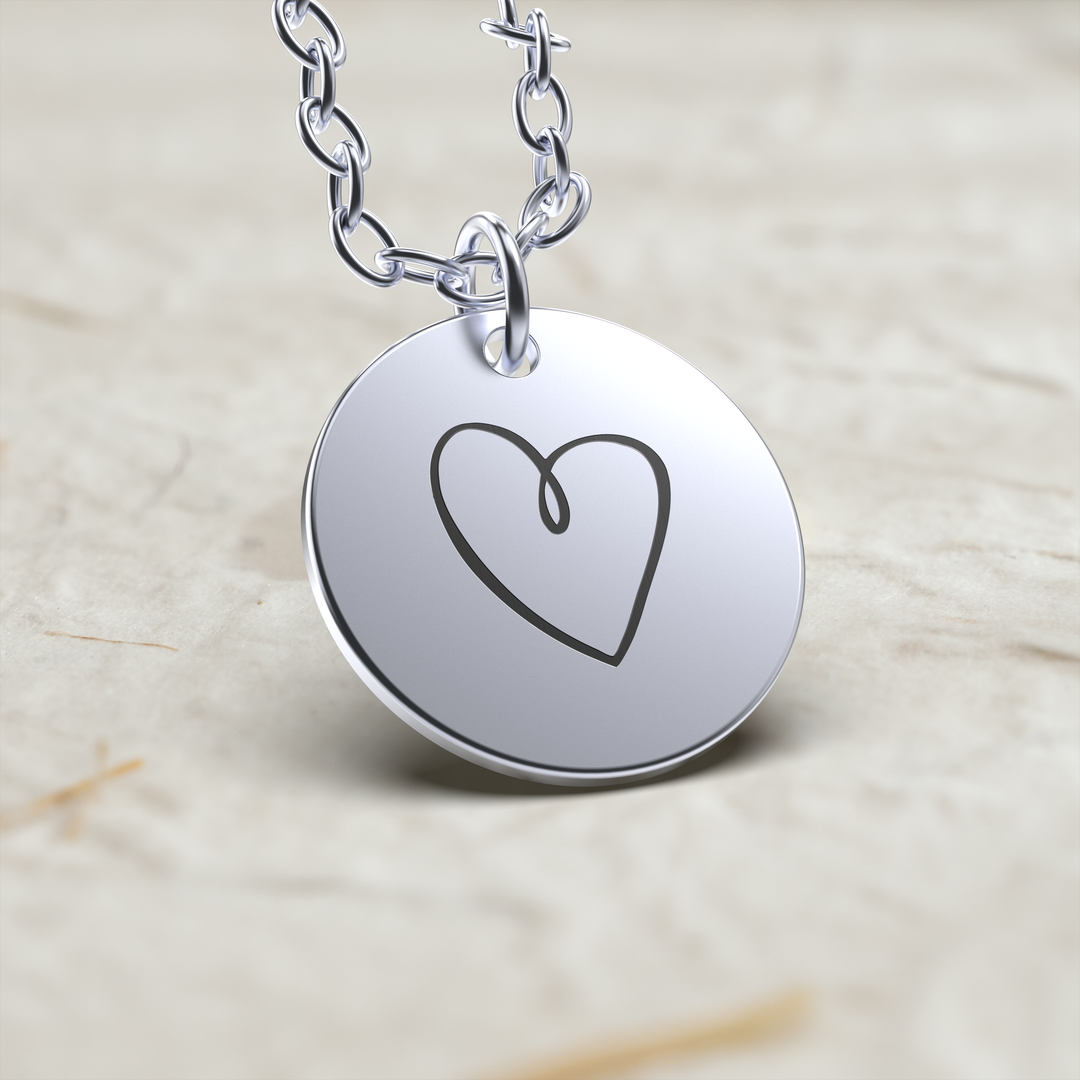 Sigma Kappa Heart Necklace