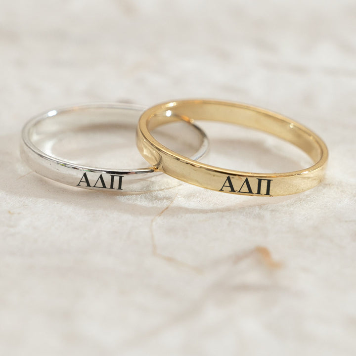 Alpha Delta Pi Band Ring